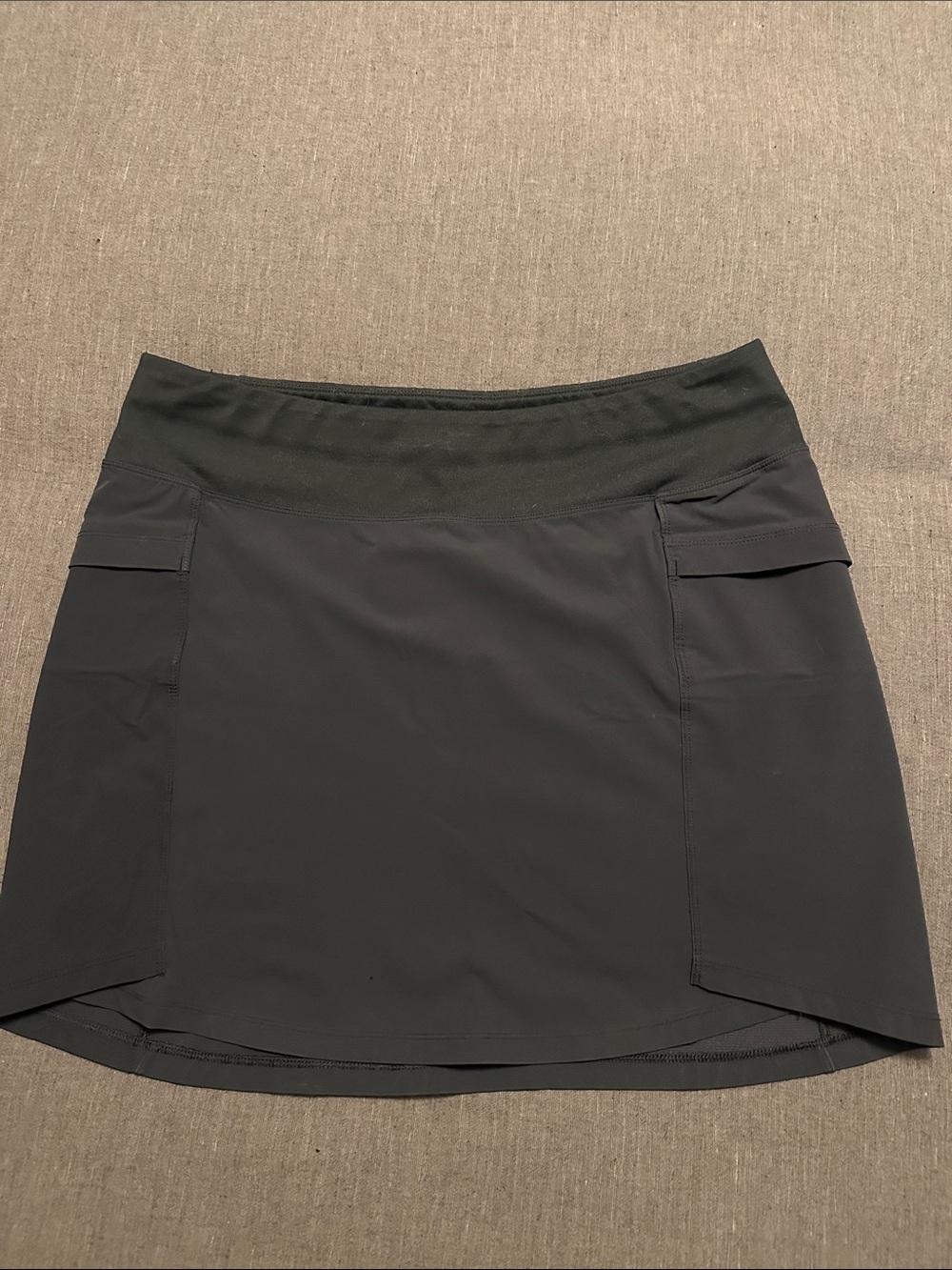 REI Co-op Black Athletic Skort with Side Pockets